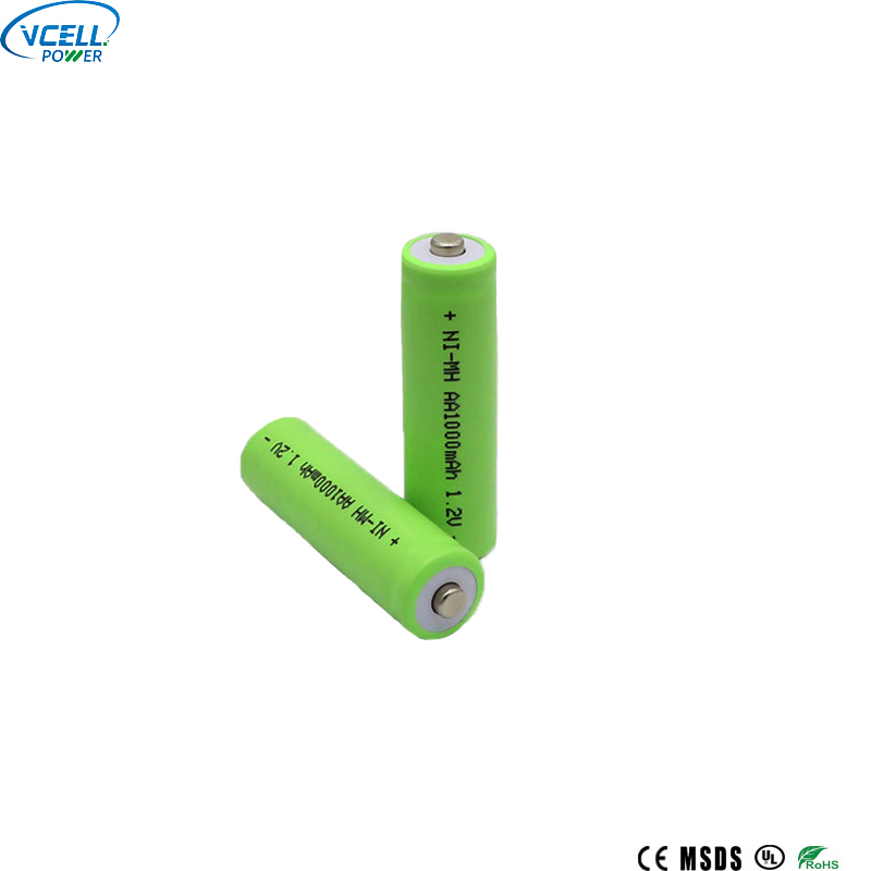 1,2 V 1000 mAh AA NIMH újratölthető akkumulátor